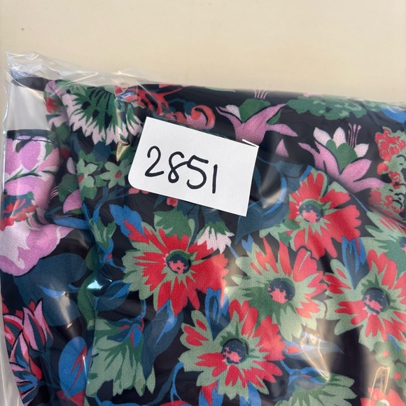 WHIT Alice Floral Multicolor Long Sleeve Dress Medium NEW - Picture 15 of 15